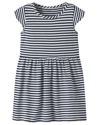 Name it - NMFVinanna Kleid - Bright White/Navy Blazer